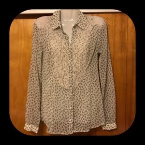 Free PeopleSheer Button Down